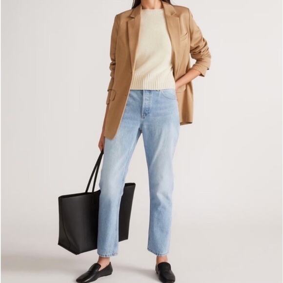 Everlane Jeans The Curvy 90s Cheeky Straight High Rise 30R New - Picture 1 of 10
